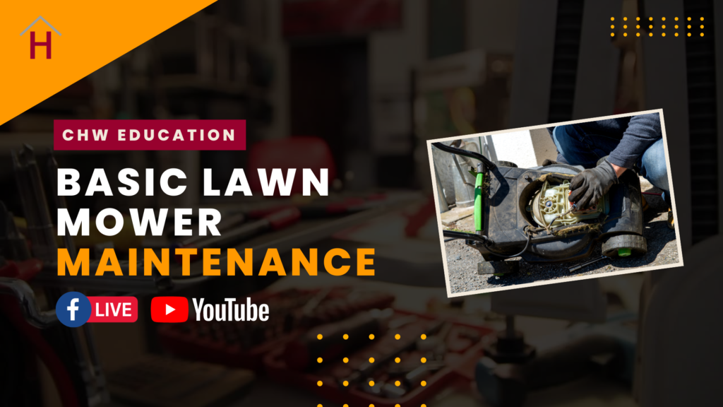 Basic Lawn Mower Maintenance Workshop 🏡🛠 - Community Homeworks